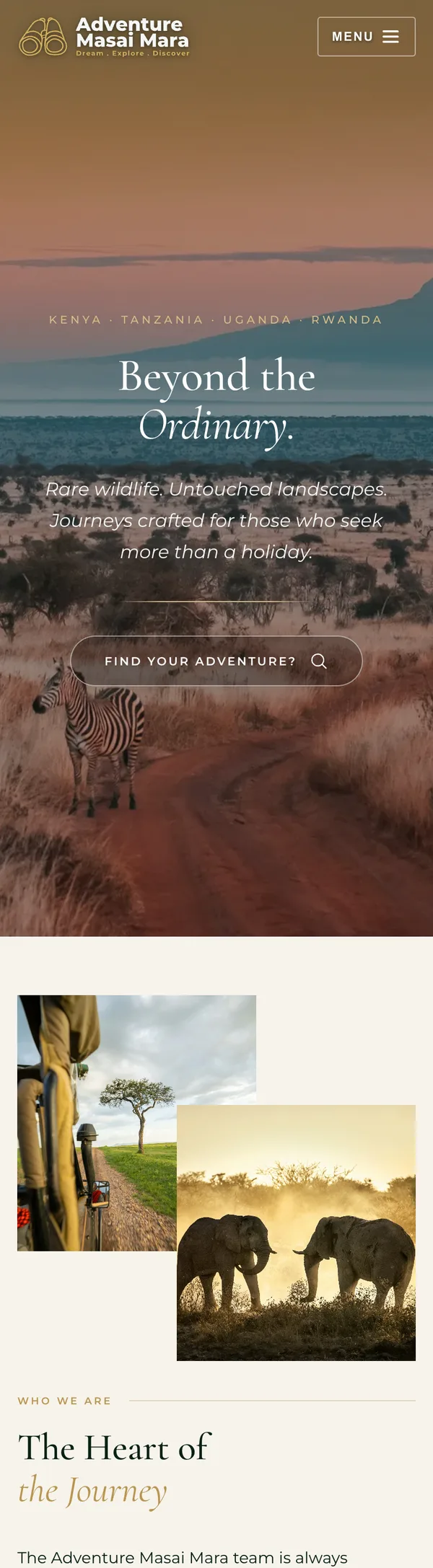 Adventure Masai Mara — mobile