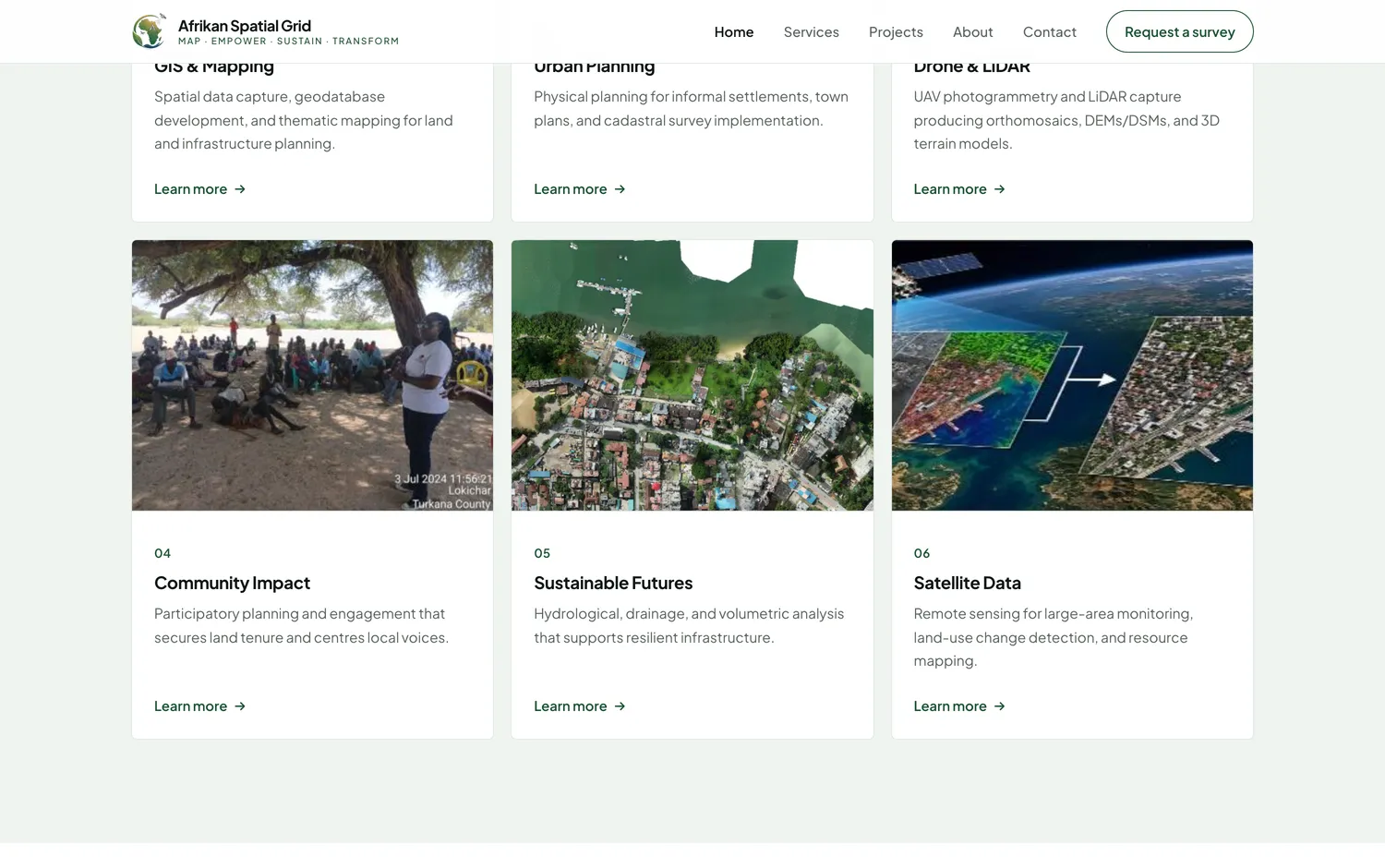 Community impact, sustainable futures and satellite data