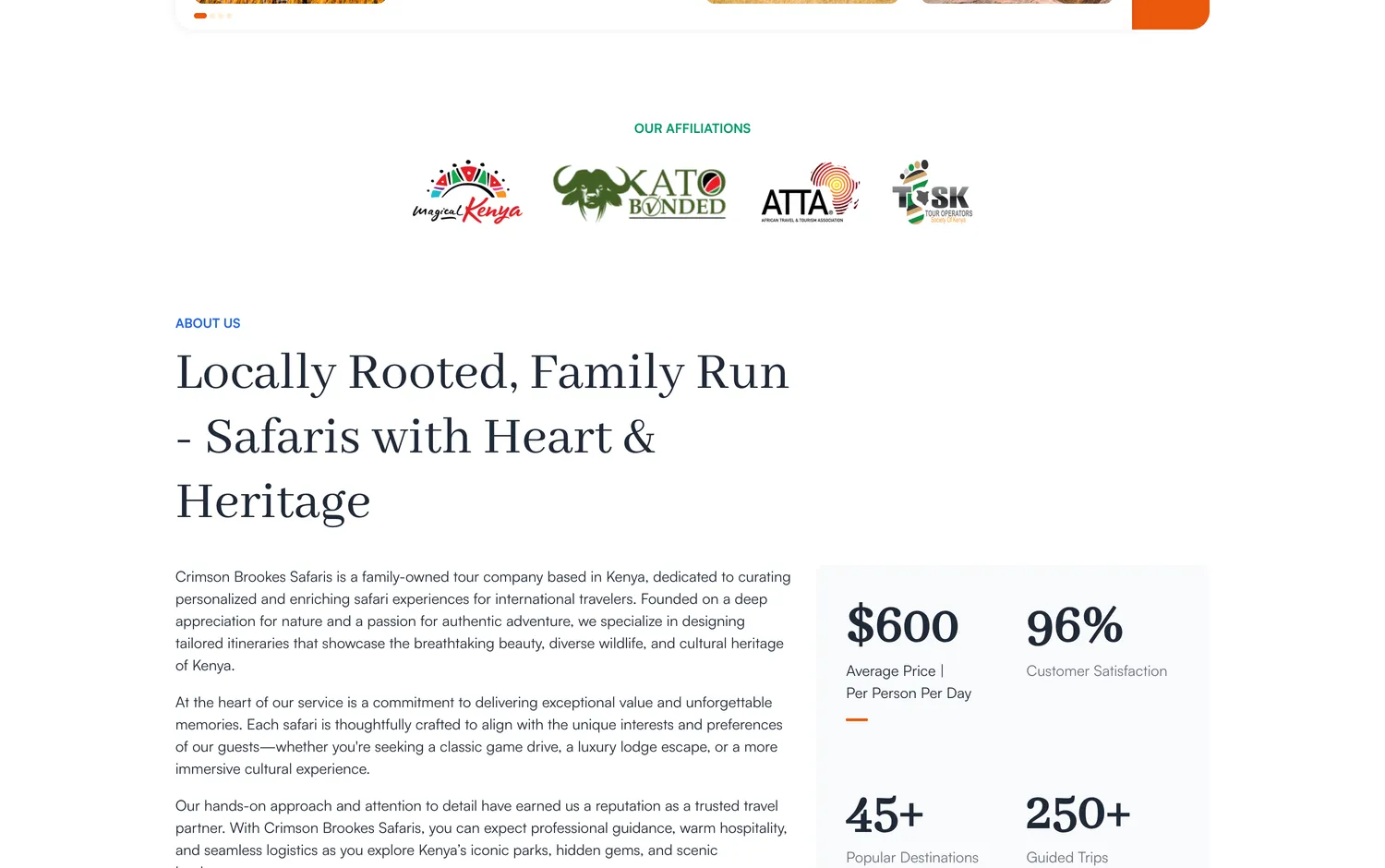 Locally rooted, family run