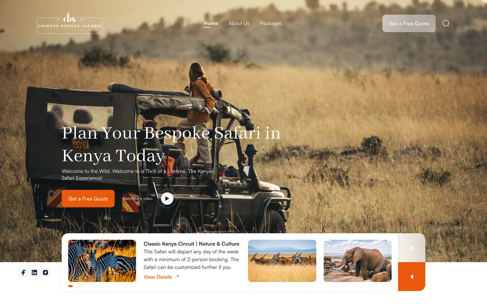 Crimson Brooke Safaris