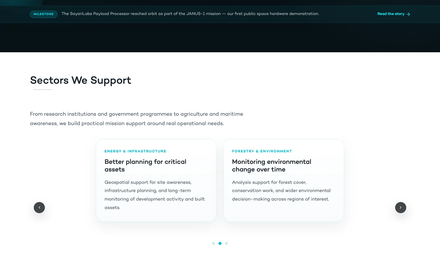 Sectors we support