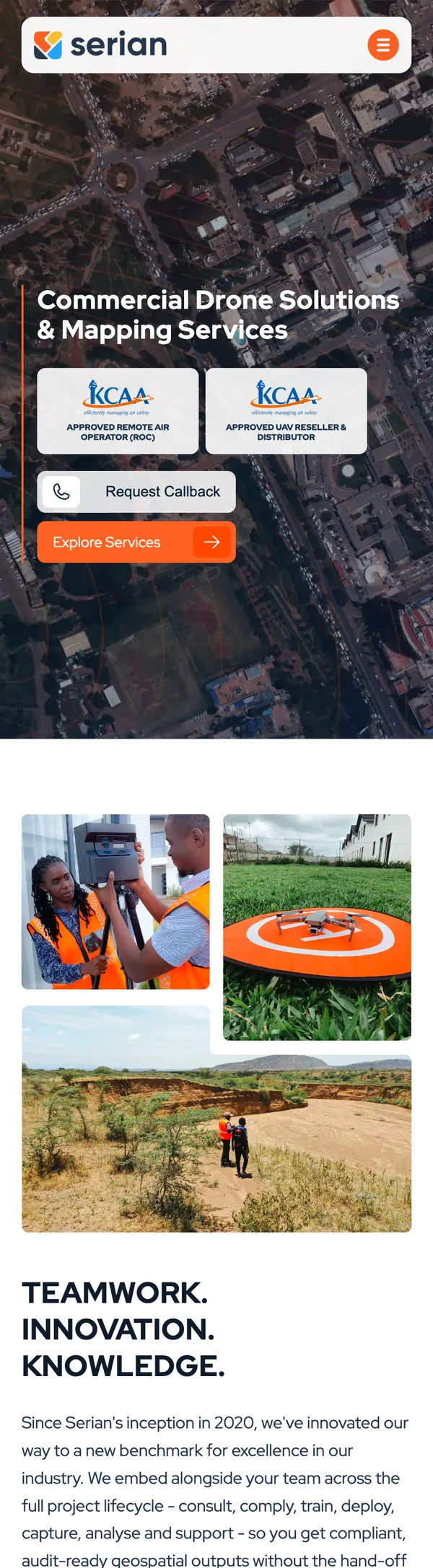 Serian Geospatial — mobile